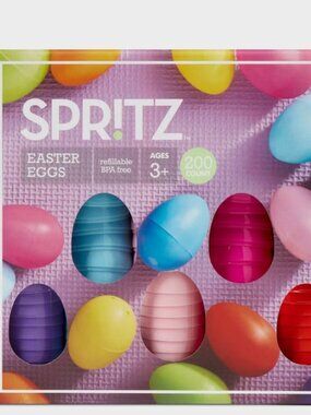Plastic Easter Eggs 200pc Spritz 200pc